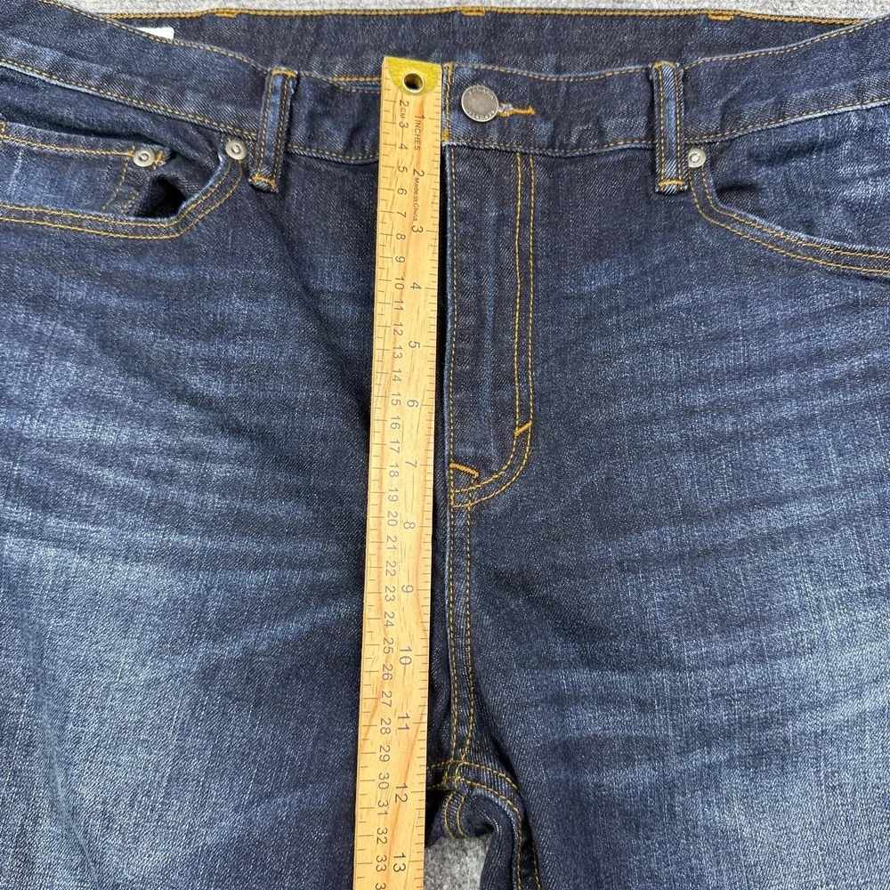 Banana Republic Jeans Mens 38x32 Slim Fit Straight Leg Dark Wash Stretch Denim